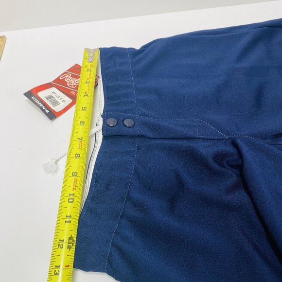 Rawlings Women’s Navy Blue Baseball Pants Size Small Brand New - Picture 11 of 12